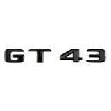 Emblema GT 43 spate portbagaj Mercedes, negru