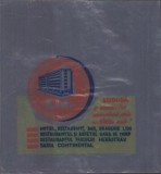 PG44 Pungă din plastic cu reclamă Hotel Lido București, perioada comunistă