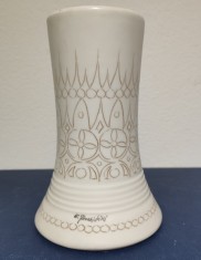 Vaza din ceramica, decor sgraffito, Castelli Italia foto