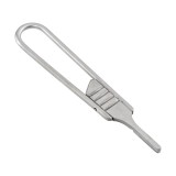 M&acirc;ner bisturiu veterinar, pliabil, nr.&nbsp;4, inox