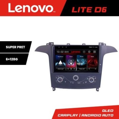 Navigatie Ford S-max 2006-2014 Lenovo QLED Octa core 6+128 DSP Wifi 5Ghz Android radio gps internet KIT-smax-navi+LITE-9-6+128 CarStore Technology foto