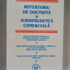 REPERTORIU DE DOCTRINA SI JURISPRUDENTA COMERCIALA
