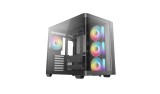 Carcasa DeepCool CG530U 4F, Mid Tower, Black, Gaming