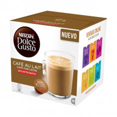 Capsule de Cafea cu Punga Nescafe Dolce Gusto 97934 Cafe Au Lait (16 uds) Decafeinizat foto