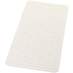 RIDDER Covor de baie antiderapant Playa, alb, 80x38 cm, 68301 GartenMobel Dekor foto