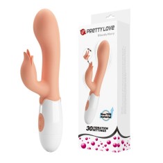 Vibrator Pretty Love Bloody Mary, 30 Moduri Vibratii, TPR, Natural, 19.2 cm