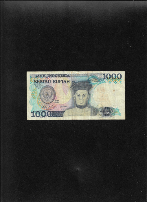 Indonezia Indonesia 1000 rupiah rupii 1987 seria284869