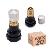 Cumpara ieftin Set supapă pentru trotineta electrică, valva tube less (fără tub), PVR40, 20 buc | Motorevolution