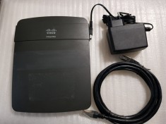 Router Wireless CISCO LINKSYS E900, N 300 Mbps, 4 x 10/100 Mbps - poze reale