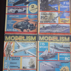 Lot 4 Reviste Modelism an 1991, nr. 1,2,3,4 / C rev P2