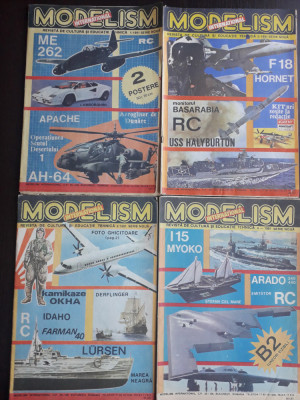 Lot 4 Reviste Modelism an 1991, nr. 1,2,3,4 / C rev P2 foto
