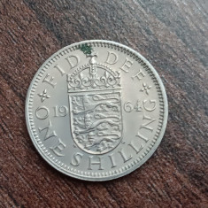M3 C50 - Moneda foarte veche - Anglia - one shilling - 1964