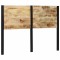 Gossi tablie 140 cm lemn masiv de mango si fier