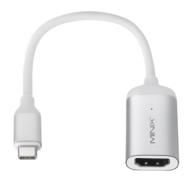 Aproape nou: Adaptor USB MINIX NEO C-HDSI USB-C la 4K 60Hz HDMI foto