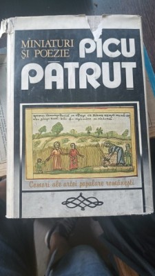 MINIATURI SI POEZIE de PICU PATRUT 1985 foto