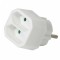Conector alimentare AC SCHUKO splitter alb 2x soclu EURO LOGILINK