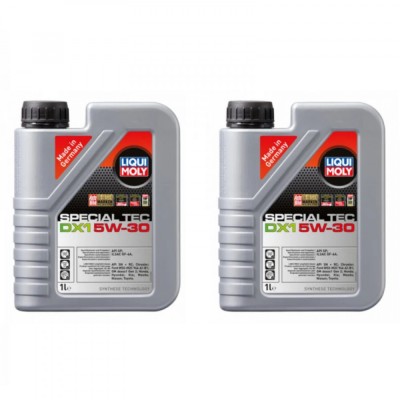 Pachet 2 litri Ulei Motor Sintetic Liqui Moly Special Tec DX1 5W30 foto