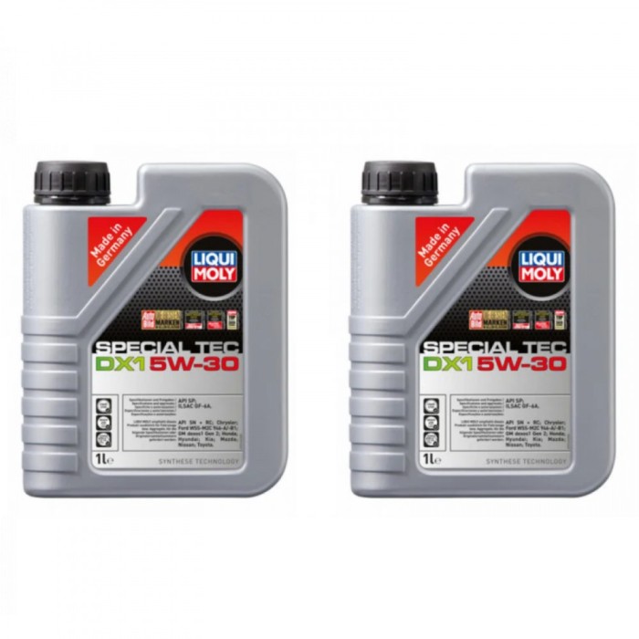 Pachet 2 litri Ulei Motor Sintetic Liqui Moly Special Tec DX1 5W30