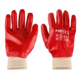 Manusi de protectie din bumbac acoperit cu PVC, 3121X, marimea 11