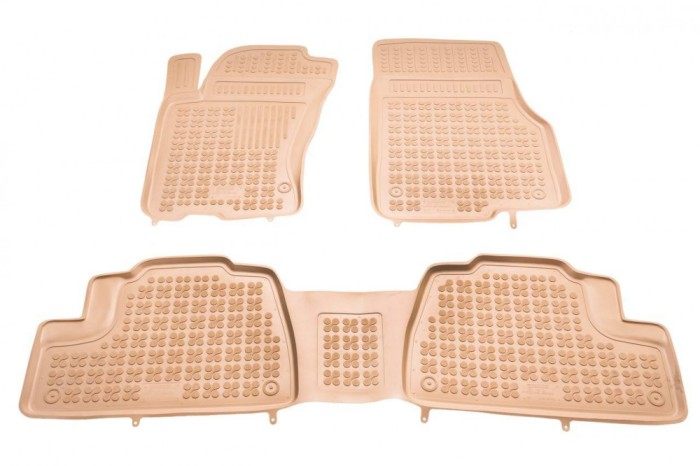 Covorase Presuri Auto Cauciuc Dedicate Bej Mercedes W163 Clasa M 1997 - 2005
