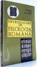 INTRODUCERE IN FILOLOGIA ROMANA de ELENA BARBORICA, LIVIU ONU, MIRELA TEODORESCU , 1972 foto