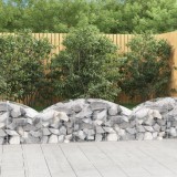 Coș gabion arcuit, 150x50x40/60 cm, fier galvanizat