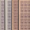 1947 FUNDATIA REGELUI MIHAI SCUTIT TAXA POSTALA SET 4 COLI HARTIE ALBA + GRI MNH