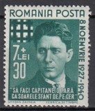 ROMANIA 1940 LP 142 I MISCAREA LEGIONARA IN ROMANIA CODREANU USOARA URMA SARNIERA