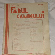 REVISTA FARUL CAMINULUI Anul II - Nr.11, APRILIE 1935