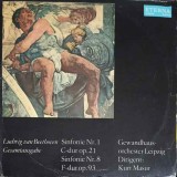 Disc vinil, LP. Sinfonie Nr. 1 C-dur Op. 21, Sinfonie Nr. 8 F-dur Op. 93-Ludwig van Beethoven, Gewandhausor-256588, Eterna