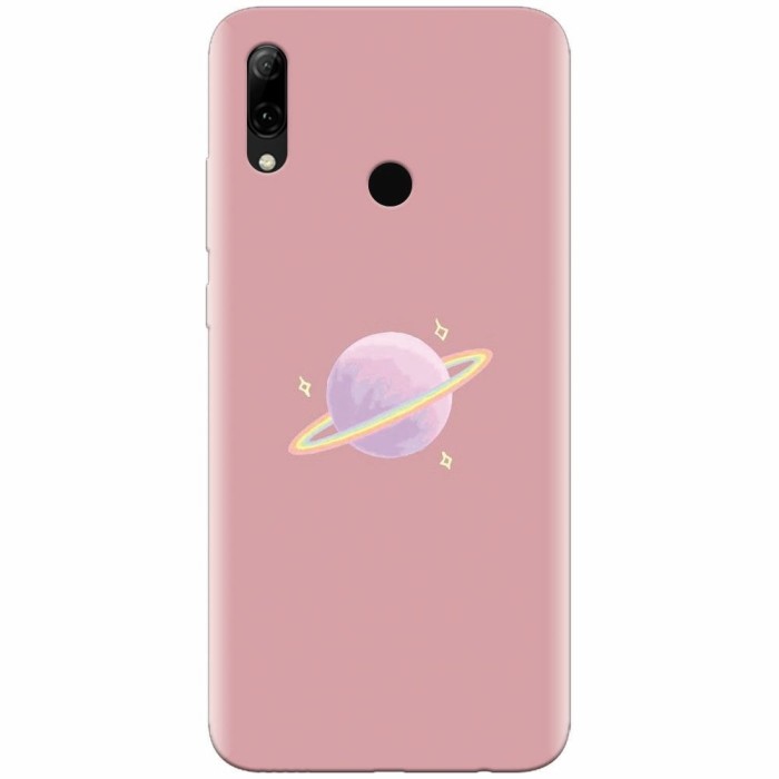 Husa silicon pentru Huawei P Smart 2019, Saturn On Pink