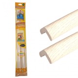 Banda Protectie Muchii Si Margini Set 2 buc 40cm Spuma Lemn Alb