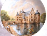 FARFURIE DECORATIVA PORTELAN TETTAU BAVARIA BRADEX EDITIE LIMITATA COLECTIA WASSERSCHLOSSER - CASTELE PE APA DESIGN ELLONORE GEINTHER