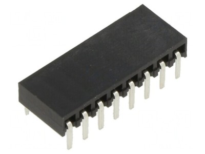 Soclu pini mamă 2,54mm 8 pini pentru PCB foto