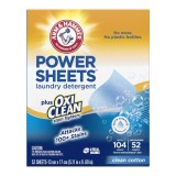 Detergent foi Arm &amp;amp; Hammer Oxi Clean, &icirc;ndepărtare eficientă pete, Fresh Cotton, 52 buc
