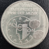 Germania 5 Marci Deutsche Mark European Year of Music 1985 F COMEMORATIVA