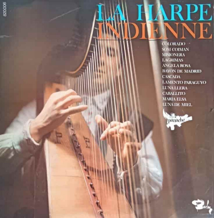 Disc vinil, LP. La Harpe Indienne-SERGIO CUEVAS