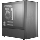 Carcasa Mini-Tower mATX, MasterBox NR400 fara ODD, tempered glass, black, Cooler Master