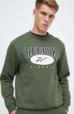 Cumpara ieftin Reebok Classic bluza barbati, culoarea verde, cu imprimeu
