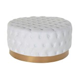 Cumpara ieftin Suport pentru Picioare DKD Home Decor Alb Poliester Lemn MDF (78 x 78 x 40 cm)