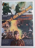 Noi, cei din linia intai - afis film romanesc de razboi, cinema Romaniafilm 1985