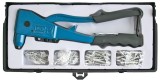 Cleste de nituit Strend Pro R1001 SET, profesional, cu 100 nituri incluse