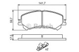 Set placute frana,frana disc NISSAN X-TRAIL (T32) (2013 - 2016) BOSCH 0 986 494 720