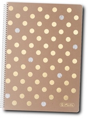 Caiet studentesc patratele spirala motiv pure glam A4 80file