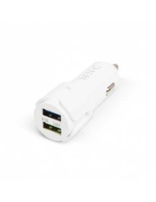 Adaptor bricheta 2 x USB &amp;ndash; Alb foto