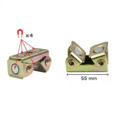 Talpa V cu 4 magneti (2 pe fata si 2 pe baza), filet M10, XFV4 foto