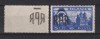 VALOAREA DE 5 LEI CU SUPRATIPAR PE GUMA (EROARE) R.P.R. 1949 LP.229 MNH, Nestampilat
