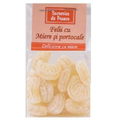 Bomboane cu miere si portocale 100g Apidava foto