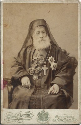 39PMD Paul Petru al XI-lea Emmanuelian, patriarhul armean catolic al Ciliciei, studio S&amp;eacute;bah &amp;amp; Joaillior, Constantinopole foto