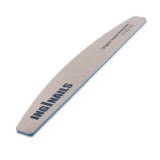 Inginails Pilă unghii 100/180 - semilună, zebră cu centru albastru